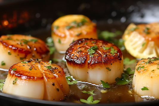 Seared Scallops with Lemon Garlic Butter